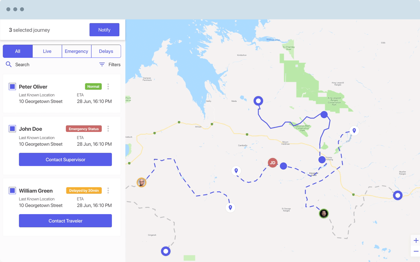 Kony Field Service Desktop Web App